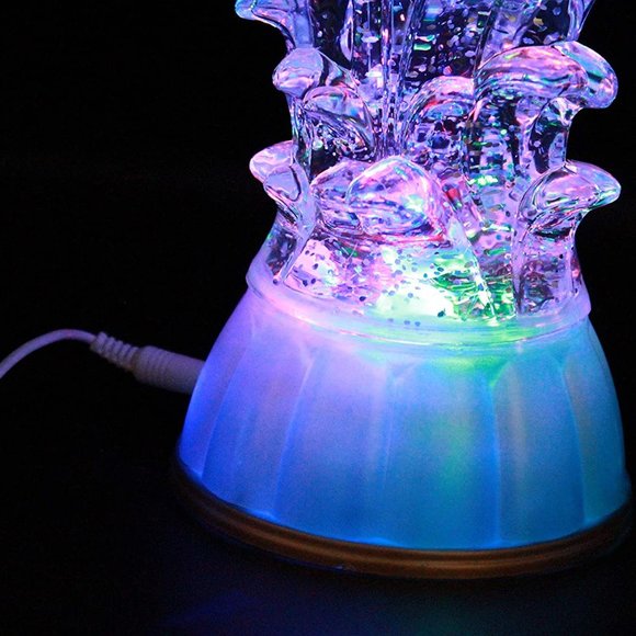 Pair of Dolphin, LED Lighted Sparkling Multi-Color Changing Home Decor - Picture 2 of 7